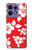 S1949 ハワイのハイビスカス柄 Hawaiian Hibiscus Pattern Motorola Edge 50 Fusion バックケース、フリップケース・カバー
