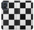 S2492 黒と白のチェッカーボード Black and White Check Motorola Edge 50 Fusion バックケース、フリップケース・カバー