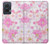 S3036 ピンクフラワーフローラ Pink Sweet Flower Flora Motorola Edge 50 Fusion バックケース、フリップケース・カバー