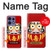 S3045 ダルマ人形 Japan Good Luck Daruma Doll Motorola Edge 50 Fusion バックケース、フリップケース・カバー