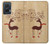 S3081 トナカイ Wooden Raindeer Graphic Printed Motorola Edge 50 Fusion バックケース、フリップケース・カバー