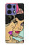 S3171 女の子のポップアート Girls Pop Art Motorola Edge 50 Fusion バックケース、フリップケース・カバー