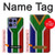 S3464 南アフリカの国旗 South Africa Flag Motorola Edge 50 Fusion バックケース、フリップケース・カバー