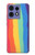 S3799 かわいい縦水彩レインボー Cute Vertical Watercolor Rainbow Motorola Edge 50 Fusion バックケース、フリップケース・カバー