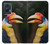 S3876 カラフルなサイチョウ Colorful Hornbill Motorola Edge 50 Fusion バックケース、フリップケース・カバー