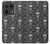 S2371 スカルヴィンテージモノクロのパターン Skull Vintage Monochrome Pattern Motorola Edge 50 Ultra バックケース、フリップケース・カバー