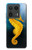 S2444 タツノオトシゴ 深い青色の海 Seahorse Underwater World Motorola Edge 50 Ultra バックケース、フリップケース・カバー