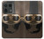 S2645 ヴィンテージブラウンゴーグルオートバイヘルメット Vintage Brown Goggles Motorcycle Helmet Motorola Edge 50 Ultra バックケース、フリップケース・カバー