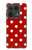 S2951 赤の水玉 Red Polka Dots Motorola Edge 50 Ultra バックケース、フリップケース・カバー