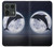 S3510 ドルフィン Dolphin Moon Night Motorola Edge 50 Ultra バックケース、フリップケース・カバー