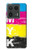 S3930 シアン マゼンタ イエロー キー Cyan Magenta Yellow Key Motorola Edge 50 Ultra バックケース、フリップケース・カバー