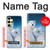 S0285 北極熊 北極 Polar Bear Family Arctic Samsung Galaxy S24 FE バックケース、フリップケース・カバー