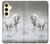 S0932 白馬 White Horse Samsung Galaxy S24 FE バックケース、フリップケース・カバー