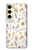 S2354 パステルの花のパターン Pastel Flowers Pattern Samsung Galaxy S24 FE バックケース、フリップケース・カバー