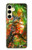S2694 アンモナイト化石 Ammonite Fossil Samsung Galaxy S24 FE バックケース、フリップケース・カバー