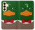 S2762 マガモ タキシード 漫画 Green Head Mallard Duck Tuxedo Cartoon Samsung Galaxy S24 FE バックケース、フリップケース・カバー