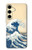 S2790 北斎 神奈川沖浪裏 Hokusai Under The Wave off Kanagawa Samsung Galaxy S24 FE バックケース、フリップケース・カバー