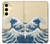 S2790 北斎 神奈川沖浪裏 Hokusai Under The Wave off Kanagawa Samsung Galaxy S24 FE バックケース、フリップケース・カバー