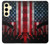 S2989 アメリカサッカー USA American Football Soccer Flag Samsung Galaxy S24 FE バックケース、フリップケース・カバー