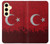 S2991 七面鳥サッカー Turkey Football Soccer Flag Samsung Galaxy S24 FE バックケース、フリップケース・カバー