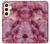 S3052 ピンクの大理石のグラフィックプリント Pink Marble Graphic Printed Samsung Galaxy S24 FE バックケース、フリップケース・カバー