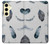 S3085 羽 Feather Paint Pattern Samsung Galaxy S24 FE バックケース、フリップケース・カバー