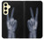 S3101 X線平和サイン手指 X-ray Peace Sign Fingers Samsung Galaxy S24 FE バックケース、フリップケース・カバー