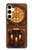 S3174 大きな古時計 Grandfather Clock Samsung Galaxy S24 FE バックケース、フリップケース・カバー