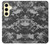 S3293 アーバンブラックカモ迷彩 Urban Black Camo Camouflage Samsung Galaxy S24 FE バックケース、フリップケース・カバー