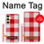 S3535 レッドギンガム Red Gingham Samsung Galaxy S24 FE バックケース、フリップケース・カバー