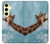 S3680 かわいいスマイルキリン Cute Smile Giraffe Samsung Galaxy S24 FE バックケース、フリップケース・カバー