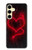 S3682 デビルハート Devil Heart Samsung Galaxy S24 FE バックケース、フリップケース・カバー