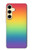 S3698 LGBTグラデーションプライドフラグ LGBT Gradient Pride Flag Samsung Galaxy S24 FE バックケース、フリップケース・カバー