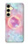 S3709 ピンクギャラクシー Pink Galaxy Samsung Galaxy S24 FE バックケース、フリップケース・カバー