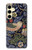 S3791 ウィリアムモリスストロベリーシーフ生地 William Morris Strawberry Thief Fabric Samsung Galaxy S24 FE バックケース、フリップケース・カバー