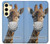 S3806 面白いキリン Funny Giraffe Samsung Galaxy S24 FE バックケース、フリップケース・カバー