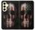 S3850 アメリカの国旗の頭蓋骨 American Flag Skull Samsung Galaxy S24 FE バックケース、フリップケース・カバー