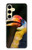 S3876 カラフルなサイチョウ Colorful Hornbill Samsung Galaxy S24 FE バックケース、フリップケース・カバー