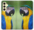 S3888 コンゴウインコの顔の鳥 Macaw Face Bird Samsung Galaxy S24 FE バックケース、フリップケース・カバー