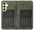 S3959 ミリタティ ラジオ グラフィック プリント Military Radio Graphic Print Samsung Galaxy S24 FE バックケース、フリップケース・カバー