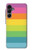 S2363 レインボー柄 Rainbow Pattern Samsung Galaxy A16 5G バックケース、フリップケース・カバー