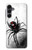 S2386 クロゴケグモ Black Widow Spider Samsung Galaxy A16 5G バックケース、フリップケース・カバー