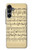 S2504 ヴィンテージ音楽シート Vintage Music Sheet Samsung Galaxy A16 5G バックケース、フリップケース・カバー