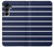 S2767 ネイビーホワイトストライプ Navy White Striped Samsung Galaxy A16 5G バックケース、フリップケース・カバー
