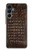 S2850 アリゲータースキングラフィック Brown Skin Alligator Graphic Printed Samsung Galaxy A16 5G バックケース、フリップケース・カバー