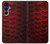 S2879 レッドアロワナのスケール Red Arowana Fish Scale Samsung Galaxy A16 5G バックケース、フリップケース・カバー
