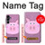 S3269 豚の漫画 Pig Cartoon Samsung Galaxy A16 5G バックケース、フリップケース・カバー