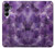 S3713 パープルクォーツアメジストグラフィックプリント Purple Quartz Amethyst Graphic Printed Samsung Galaxy A16 5G バックケース、フリップケース・カバー