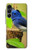 S3839 幸福の青い 鳥青い鳥 Bluebird of Happiness Blue Bird Samsung Galaxy A16 5G バックケース、フリップケース・カバー