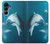 S3878 イルカ Dolphin Samsung Galaxy A16 5G バックケース、フリップケース・カバー